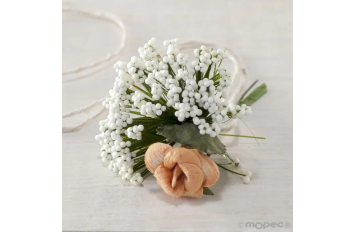 Bouquet floral con gypsophila para I150