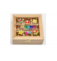 Caja de madera video juegos personalizada