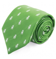 corbata verde navidad renos