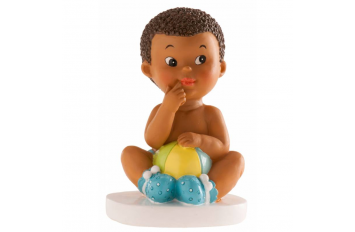 figura tarta bebe balón