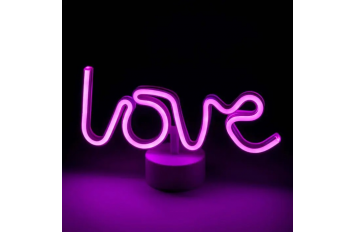 letrero de neon love