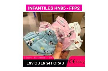 MASCARILLA SEGURIDAD INFANTIL FFP2 KN95 ROSA