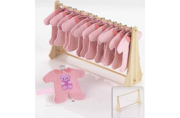 pijama bebe rosa percha saquito perfumado