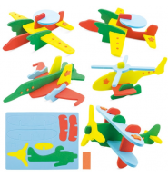 puzzle goma eva aviones
