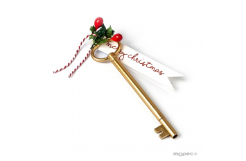 Rotulador llave con tarjeta merry christmas